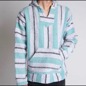 Mint Baja “drug rug” hoodie!